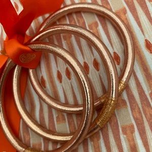 3 Small Aperol BuDhaGirl All Weather Bangles